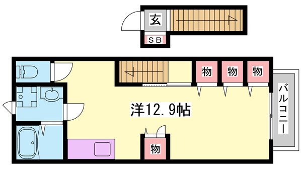 相野駅 徒歩147分 2階の物件間取画像